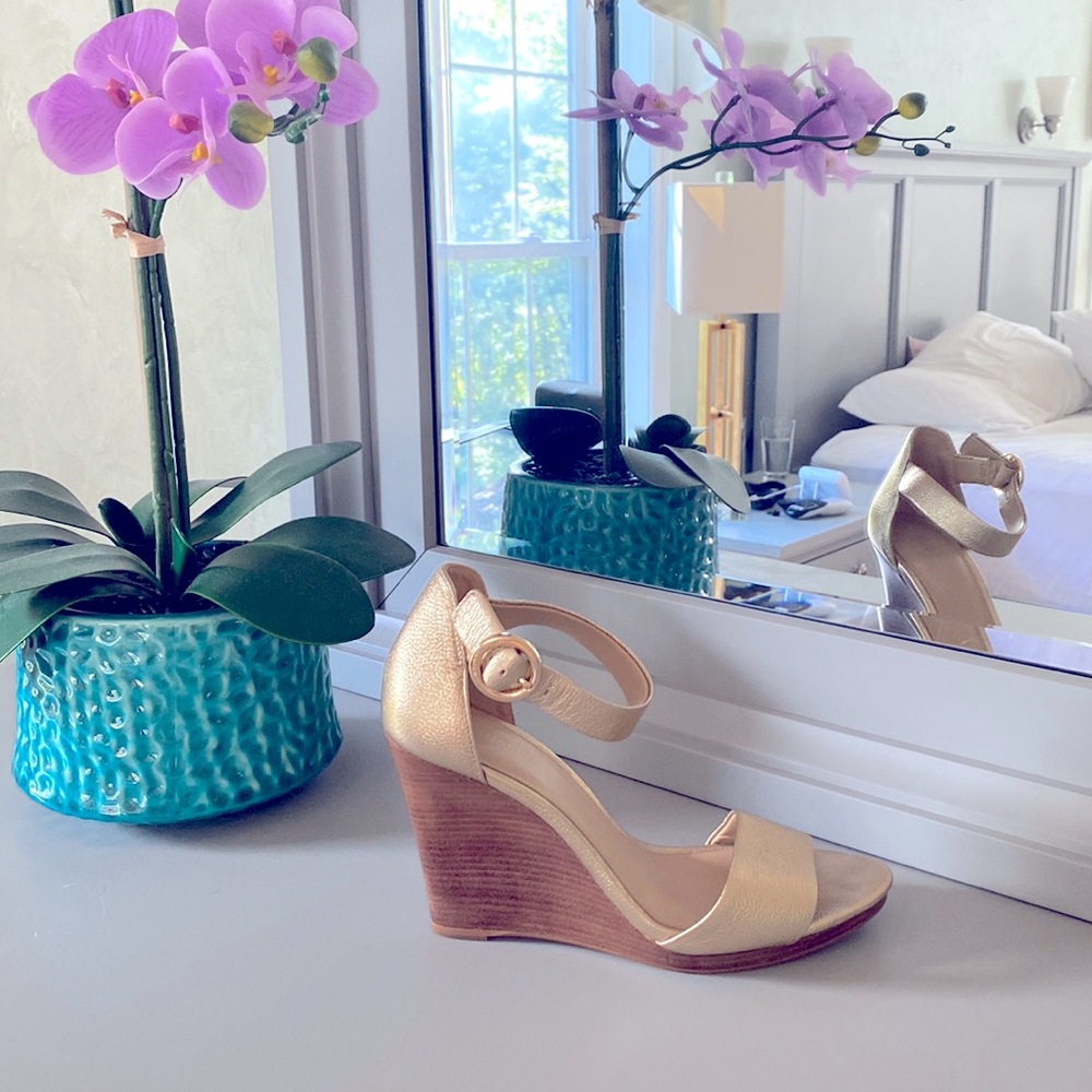 Michael Kors wedge sandals.
